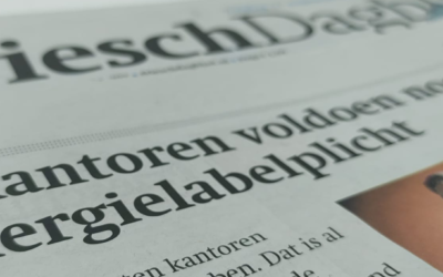 Interview Friesch Dagblad: ”Kantoren hebben regelmatig in de zomer de airco en de verwarming tegelijk aan”